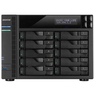 AS7010T Asustor NAS 10 Baias Sata3 Até 100TB
