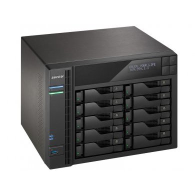 AS7010T Asustor NAS 10 Baias Sata3 Até 100TB