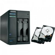 NAS ASUSTOR 2 Baias SATA3 até 12TB ATOM Dual Core, 512MB, LAN Gigabit, USB 3.0, WOL, Suporte a SSD