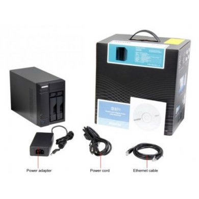 AS-202T NAS ASUSTOR 2 Baias SATA3 até 12TB