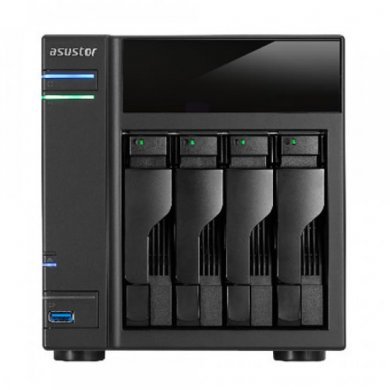 AS-204T Unidade Nas Asustor 4 Baias SATA USB 3.0