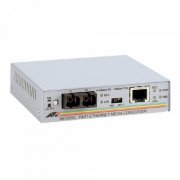 Conversor de Mídia Allied Telesis 100BTX to 100BFX SC MMF (2KM) Interfaces: 1x RJ45, 1x SC / Connectivity Media 100Base-TX / 100Base-
