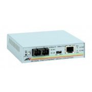 Conversor de Mídia Allied Telesis 100BaseTX (RJ45) para 100BaseFX (SC), Maximo de Distancia Suportada: 1,24 milha, Interfaces / Porta