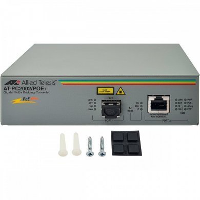 Allied Telesis Conversor Mídia Gigabit PoE SFP