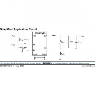 Ci 5XL PWM StepDown ajustavel 8-WDFN 2x2mm (Kit 5x)