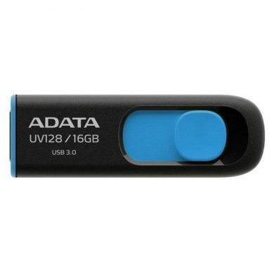 AUV128-16G-RBE Pen Drive ADATA 16GB USB 3.0 Preto/Azul