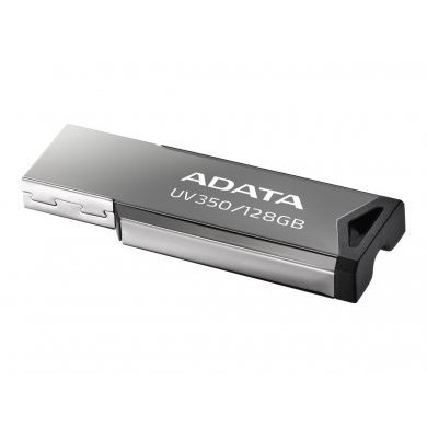 AUV350128GRBK Adata  Pen Drive AU350 128GB 3.2 PRATA
