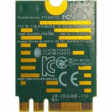 AW-CB304NF Placa wifi Realtek RTL8821CE Bluetooth 5.0 Dualband