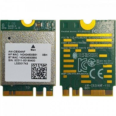 AW-CB304NF Placa wifi Realtek RTL8821CE Bluetooth 5.0 Dualband