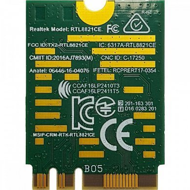 AW-CB515NF Placa wifi Realtek RTL8821CE Bluetooth 5.0 Dualband