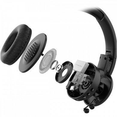 Aiwa headphone HP-03-B Bluetooth 5.2 On Ear preto