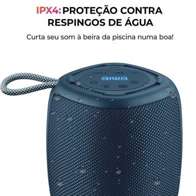 AWS-SP-03-BL Aiwa caixa bluetooth SP-03 IPX4 RGB 15W azul