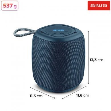 AWS-SP-03-BL Aiwa caixa bluetooth SP-03 IPX4 RGB 15W azul