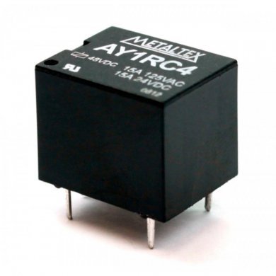 AX1RC4 RELE 48VDC 15A 125VAC 5 PINOS METALTEX (Kit 2x)
