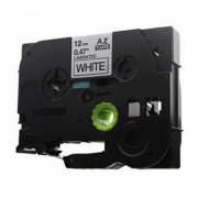 Foto de AZE-231 Fita Rotulador Brother 12mm 8m Laminado Preto sobre Branco (Compatível com fitas padrão 