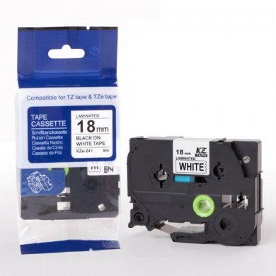 AZE-241 Brother fita compatível rotulador 18mm 8m