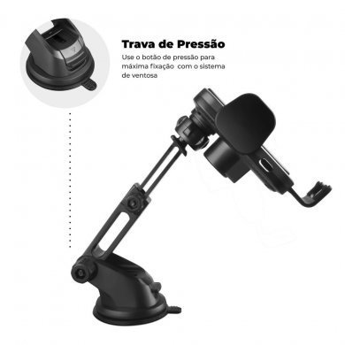 AZU4DC4K4 Gorila Shield Suporte Carregador Veicular Tank Car