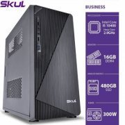 Skul Computador Business B500 Intel Core I5 10400 2.9GHZ 16GB DDR4 SSD 480GB HDMI/VGA FONTE 300W (Linux Ubuntu