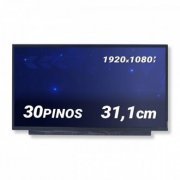 Tela 14 FHD 60Hz 30 pinos inferior direito 31.1cm slim fosca compatível com Asus Zenbook UX431FA, Acer Swift 3