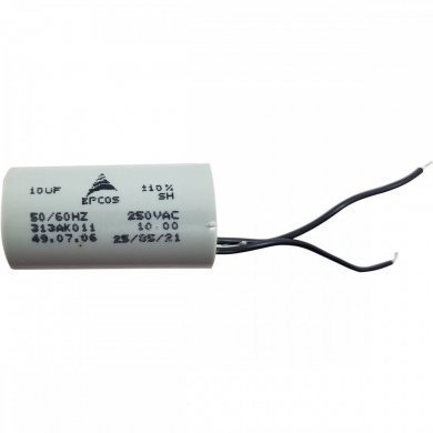 Epcos Capacitor PPM 10uf 250vca 25x47mm com fio