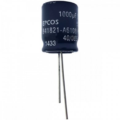 Capacitor eletrolitico EPCOS 1000uF 50V (Kit 2x)