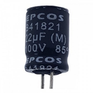 B41821A9226M-KIT10 Capacitor eletrolitico EPCOS 22uF 100V (Kit 10x)