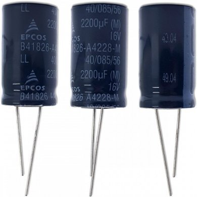 B41826-A4228-M Capacitor Eletrolitico 2200uf 16V EPCOS