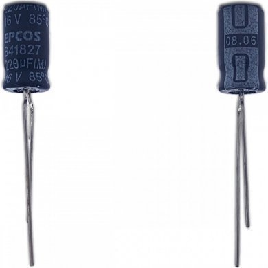 Capacitor eletrolitico EPCOS 220uF 16V (Kit 20x)