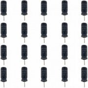 Capacitor eletrolitico 10uF 63V (Kit 20x unidades) Kit com 2 ...
