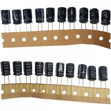 B41851A4108M-KIT10 Capacitor eletrolitico EPCOS 1000UF 16V (Kit 10x)
