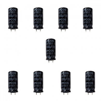 B41851A5108M-KIT10 EPCOS CAPACITOR ELETROLICO 1000UF 25V (Kit 10x)