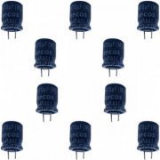 Capacitor eletrolitico EPCOS 470uF 25V (Kit 10x) 20% 