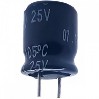 Capacitor eletrolitico EPCOS 470uF 25V (Kit 10x)