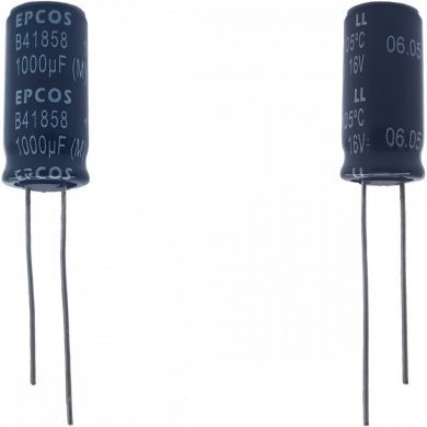 B41858C4108M-KIT10 Capacitor eletrolitico EPCOS 1000uF 16V (Kit 10x)