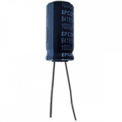 Capacitor eletrolitico EPCOS 1000uF 35V (Kit 5x)