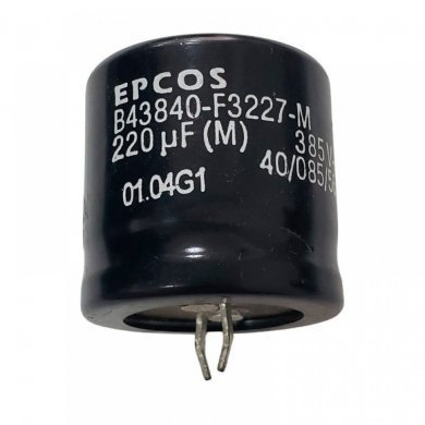 B43840-F3227-M Epcos capacitor eletrolitico 220uf 385V 40/085/56