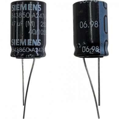 B43850-A2476-M Kit 11x capacitor eletrolitico 47uF 250V SIEMENS