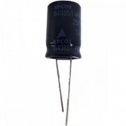 Capacitor eletrolitico EPCOS 33uF 400V 105C 3000hr 20% Radial 16x20mm 90mA 3000hr 105°C