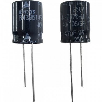 B43851-F2476-M Kit 12x capacitor eletrolitico 47uF 250V EPCOS
