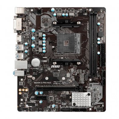 MSI Placa Mãe B450M-A PRO MAX AM4 DDR4 até 64GB
