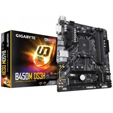 B450M-DS3H Gigabyte Placa Mãe AMD AM4 B450M DS3H