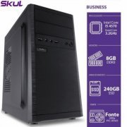 Skul Computador Business B500 Intel Core I5 4570 3.2GHz 8GB DDR3 SSD 240GB HDMI/VGA Fonte 300W PFC Ativo (Linux Ubuntu)