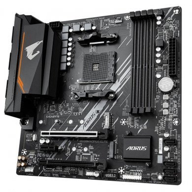 B550M-AORUS-ELITE Gigabyte Placa Mãe B550M Aorus Elite AM4 DDR4 mATX