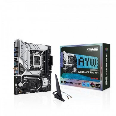 B760M-AYM-WIFI Asus placa mãe B760-AYM LGA 1700 mATX DDR5