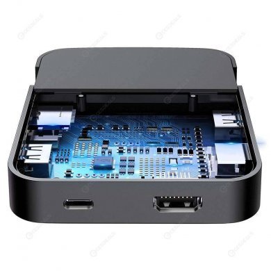 BASEUS-DOCKING-HUB Baseus Docking Station Hub 7 em 1 USB-C