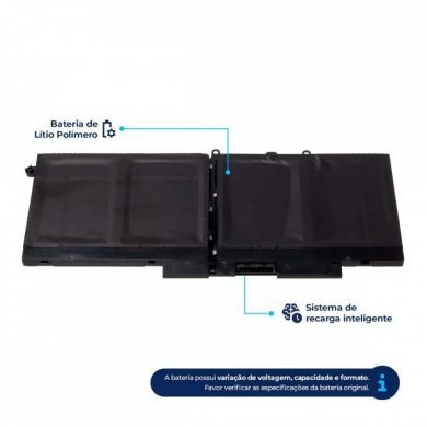 BB11-DE138-4C Bateria para Notebook DELL 6.000mAh 7.6V