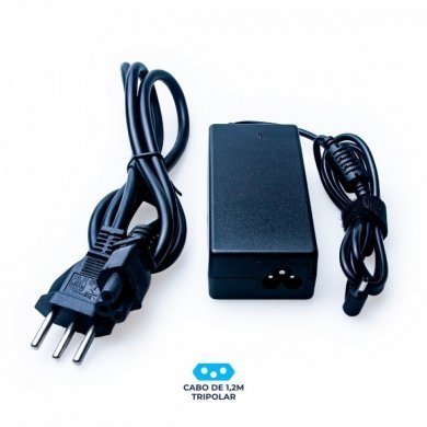 FONTE PARA NOTEBOOK 19V 3.42A 65W BIVOLT