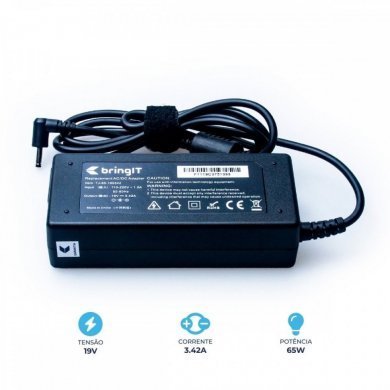 FONTE PARA NOTEBOOK 19V 3.42A 65W BIVOLT