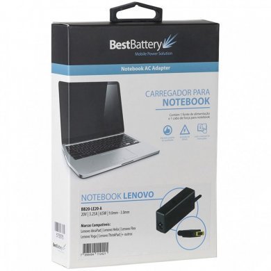 BB20-LE20-A FONTE PARA NOTEBOOK 20V 3.25A 65W BIVOLT