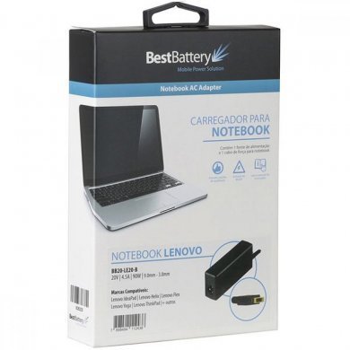 BB20-LE20-B FONTE PARA NOTEBOOK 20V 4.5A 90W BIVOLT